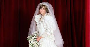 kolor sukni ślubnej księżnej diany
